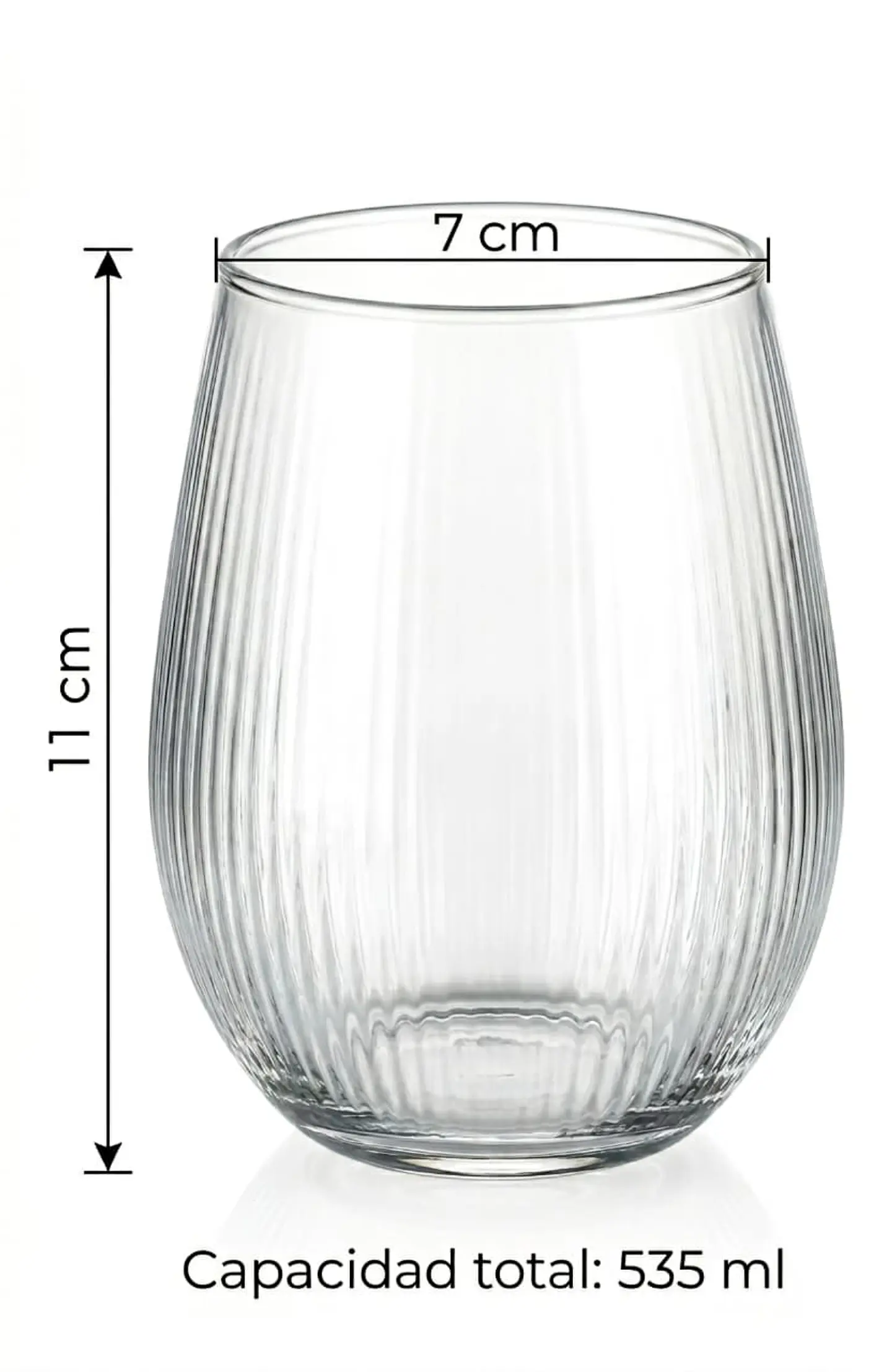 Set de cortos 6 Vasos 535 ml 4