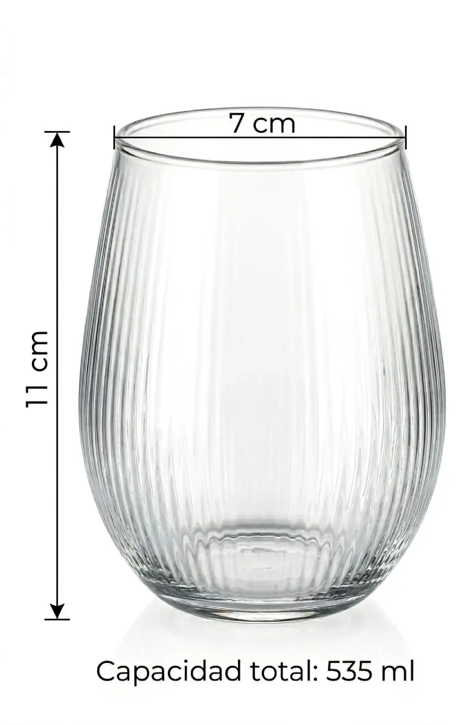 Set de cortos 6 Vasos 535 ml 4