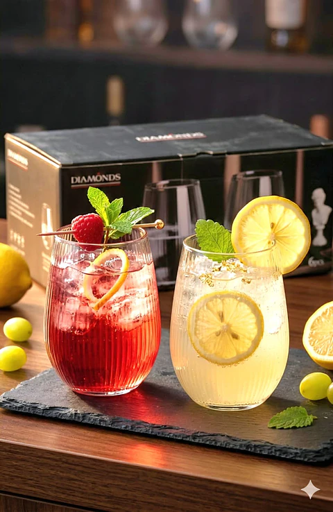 Set de cortos 6 Vasos 535 ml