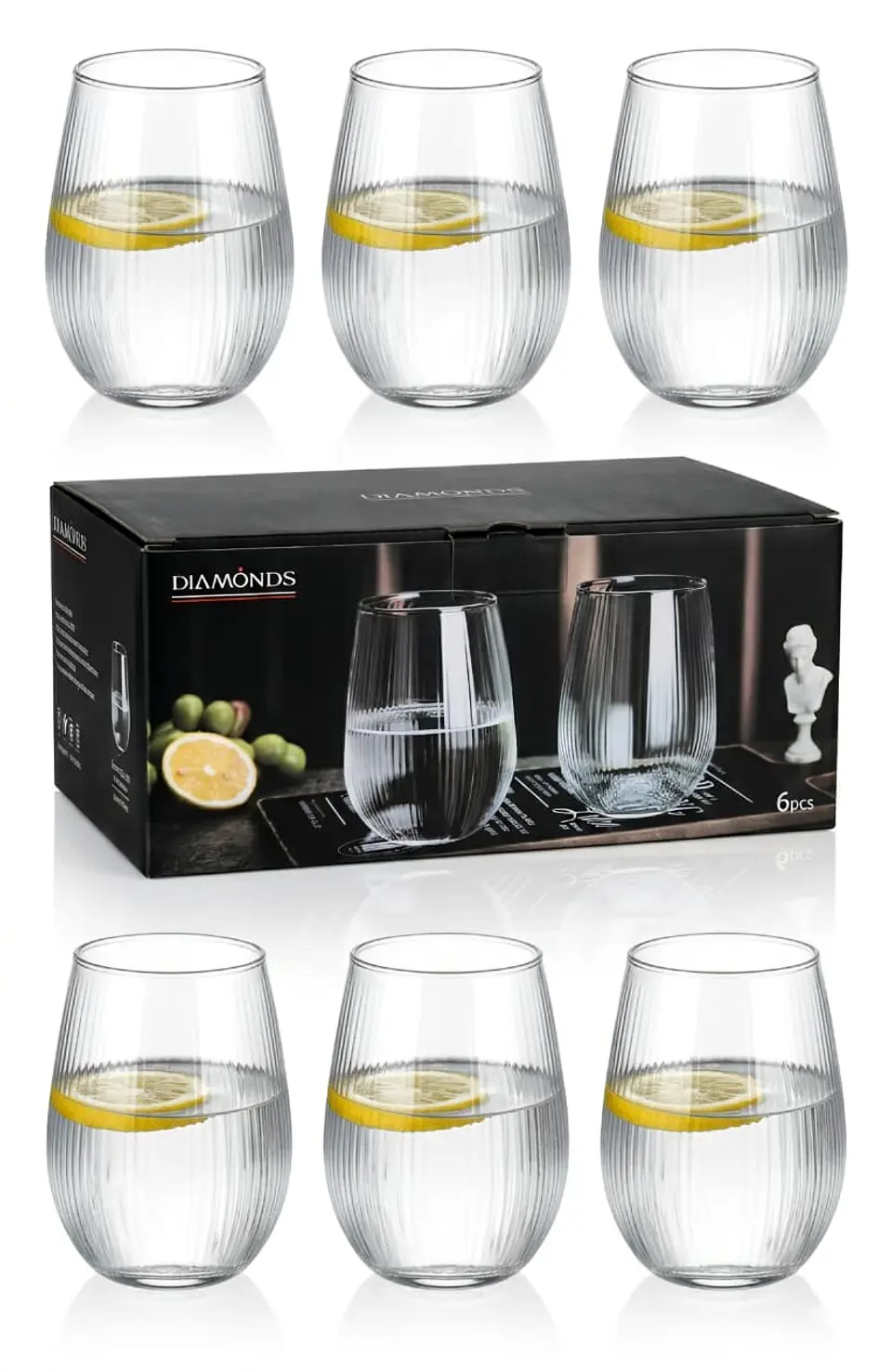 Set de cortos 6 Vasos 535 ml 3