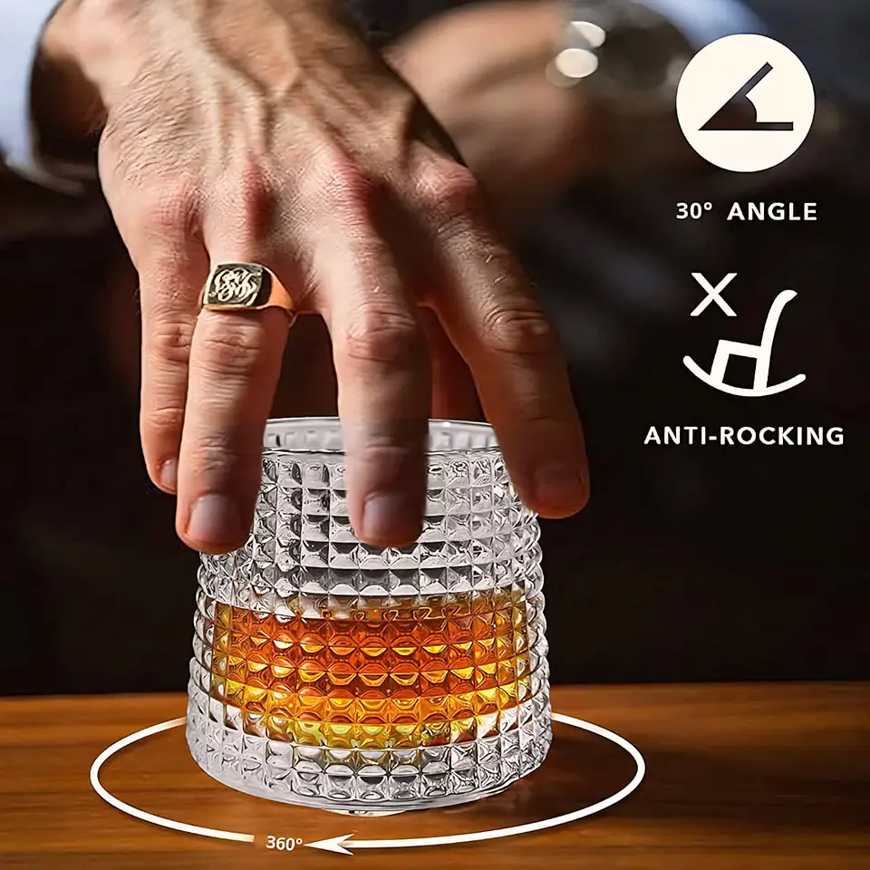 Vaso Giratorio de Whisky – 150 ml 5