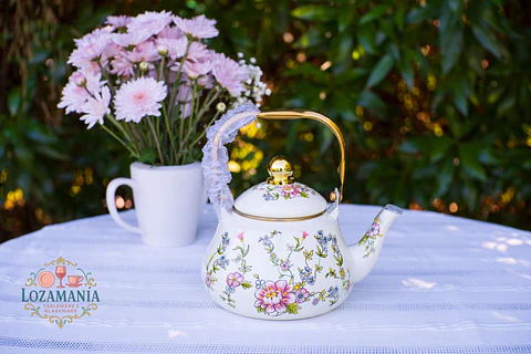 Tetera enlozada 1,5 y 2 litros Diseños