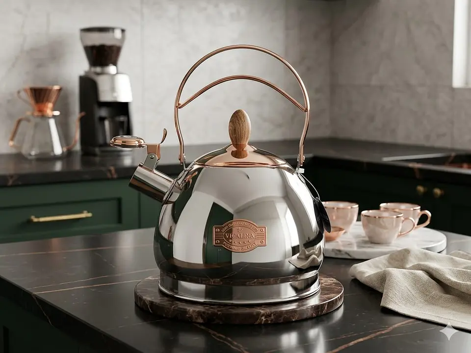 Tetera de Acero Inoxidable Vicalina de 2.8 Litros 1