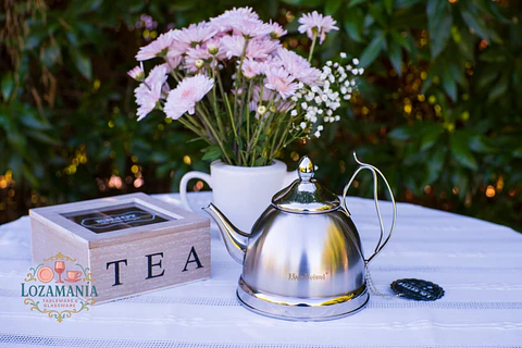 Tetera Infusora Haus Roland de acero inoxidable 1 Litro