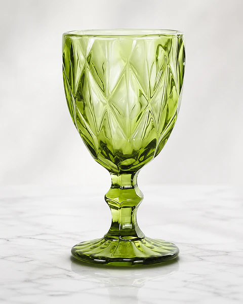 Set de 6 Copas Labradas 320 ml Colores