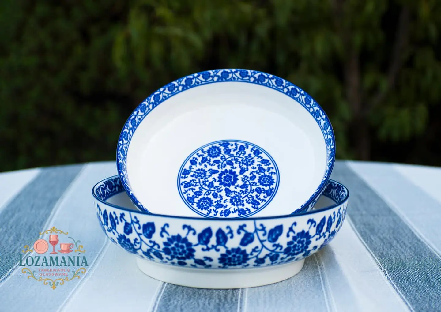 Set de 2 Ensaladeras de Porcelana  2