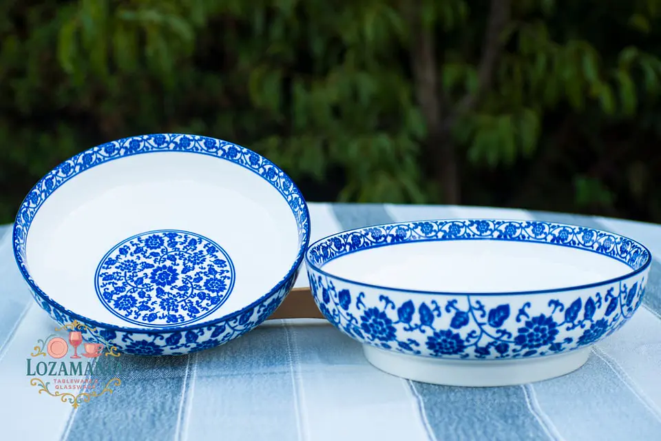Set de 2 Ensaladeras de Porcelana  1