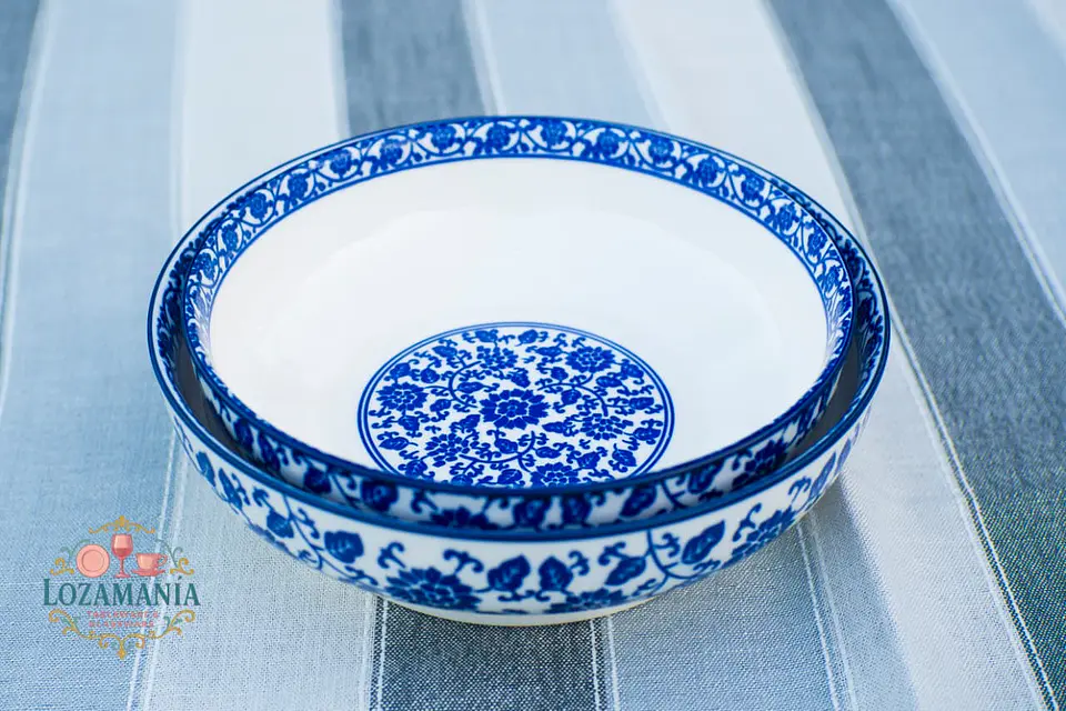 Set de 2 Ensaladeras de Porcelana  4