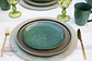 Set de loza Rustica 4 personas 16 piezas Verde - Miniatura 4