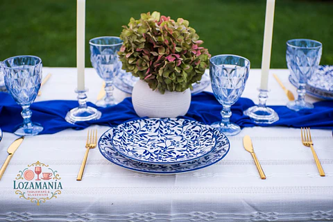 Set de loza de porcelana 6 personas 
