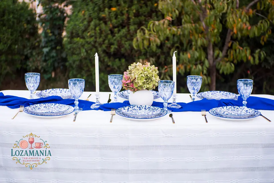 Set de loza de porcelana 6 personas  2