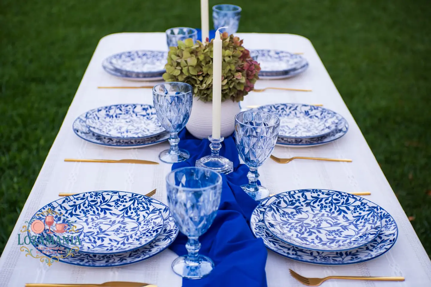 Set de loza de porcelana 6 personas  9