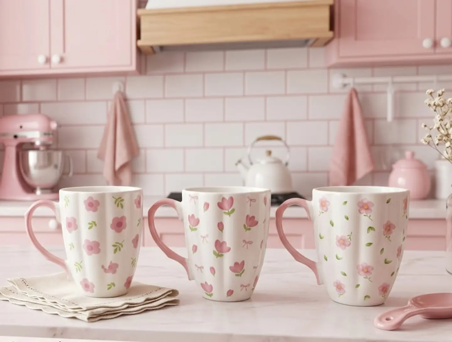 Mugs Diseño Flores 350 ml 1