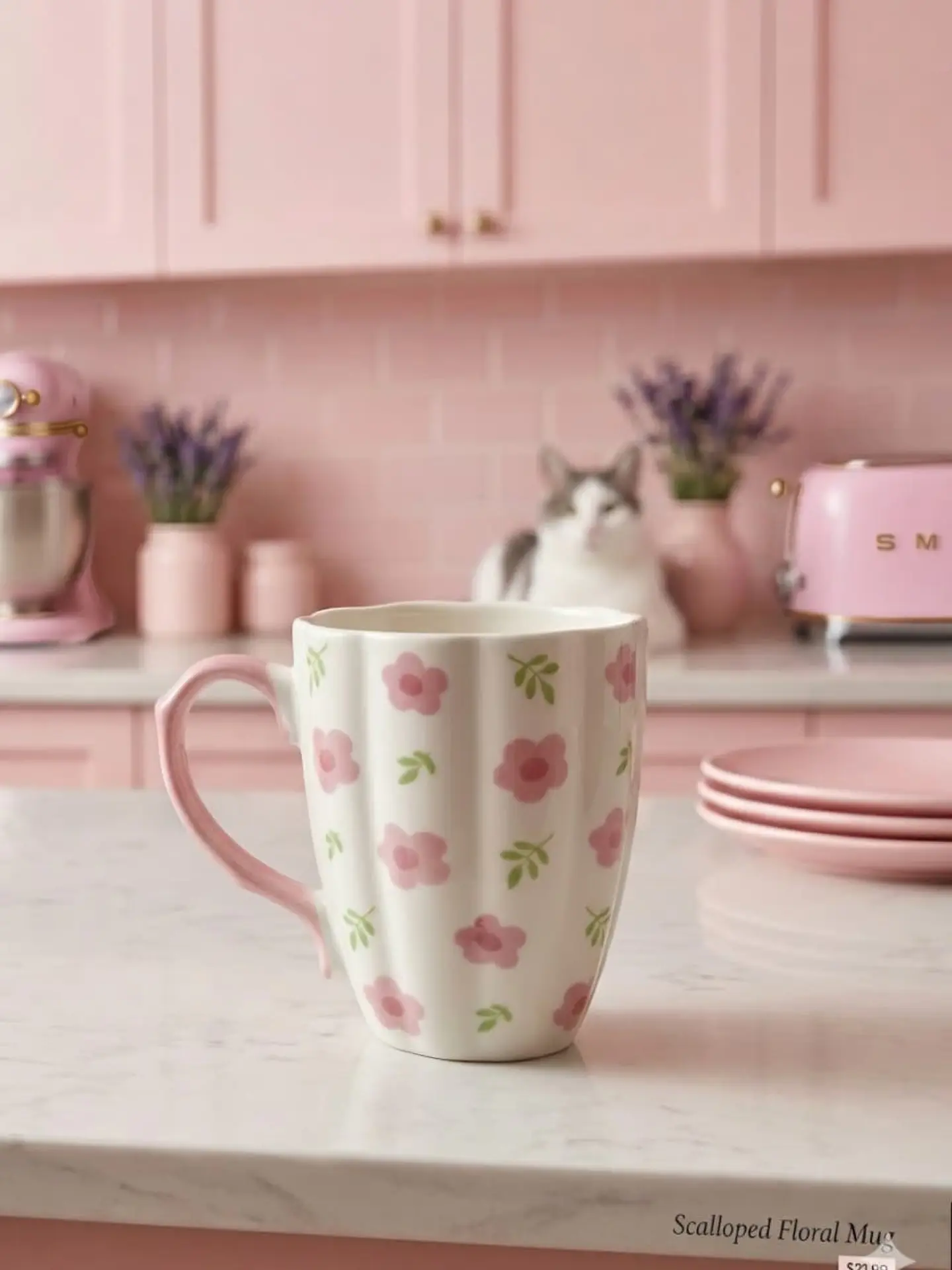 Mugs Diseño Flores 350 ml 2