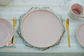 Set de Loza para 4 personas 16 piezas Rosa y Beige - Miniatura 4
