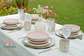 Set de Loza para 4 personas 16 piezas Rosa y Beige - Miniatura 11