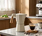 Cafetera Italiana de 6 tazas espresso Marfil - Miniatura 1