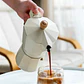 Cafetera Italiana de 6 tazas espresso Marfil - Miniatura 3