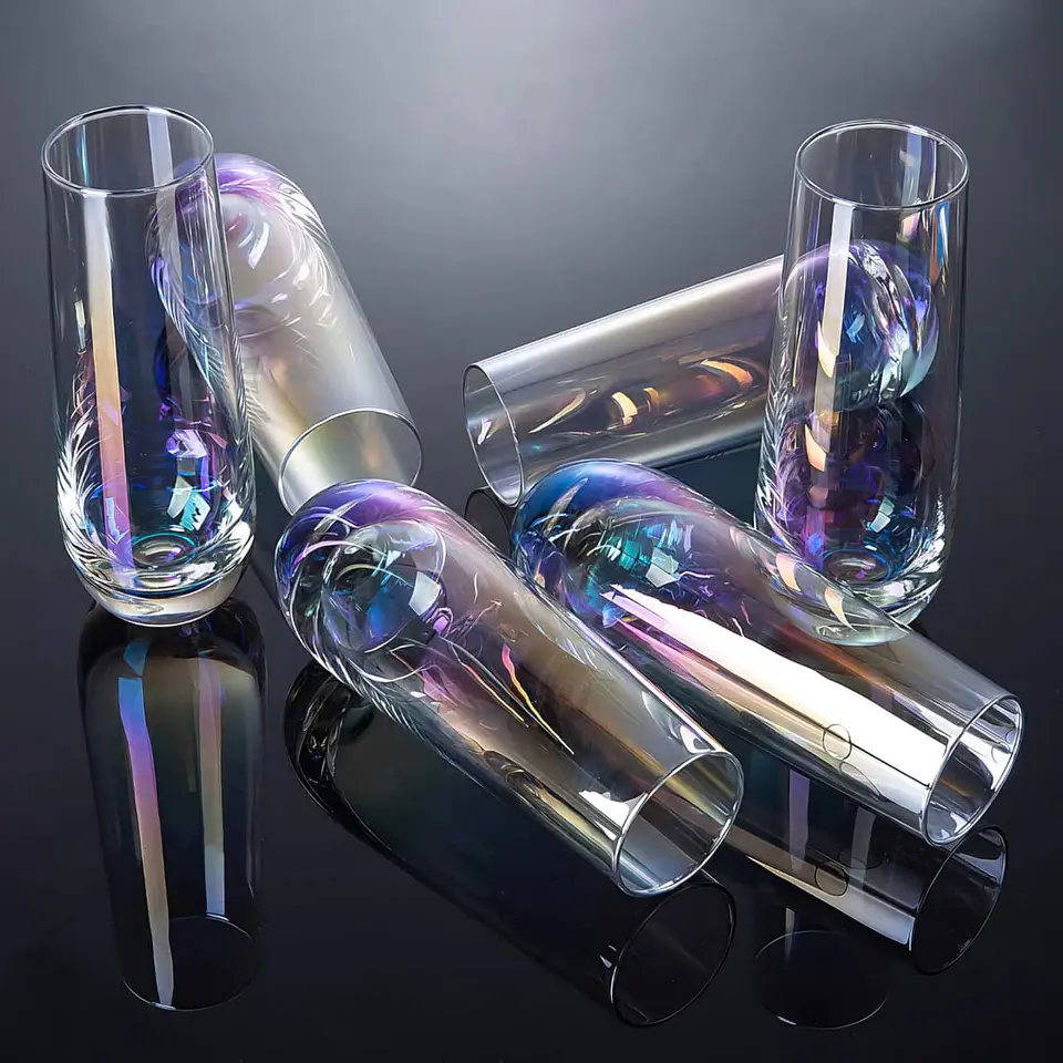 Set de Copas Champagne sin tallo 285 ml 4
