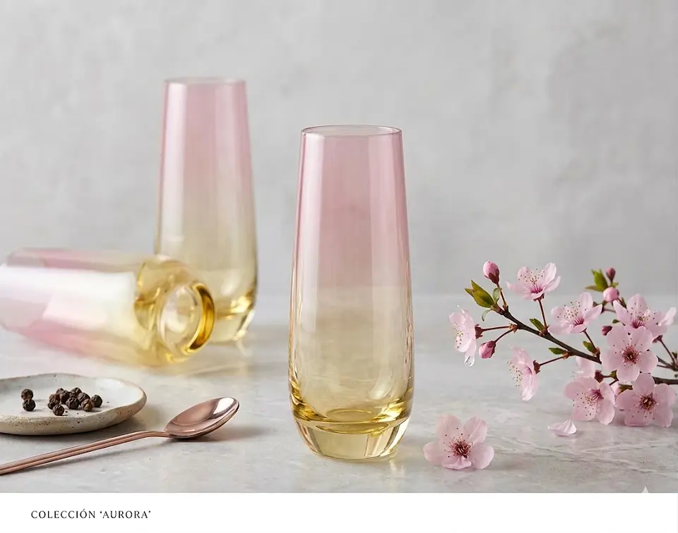 Set de Copas Champagne sin tallo 285 ml 6