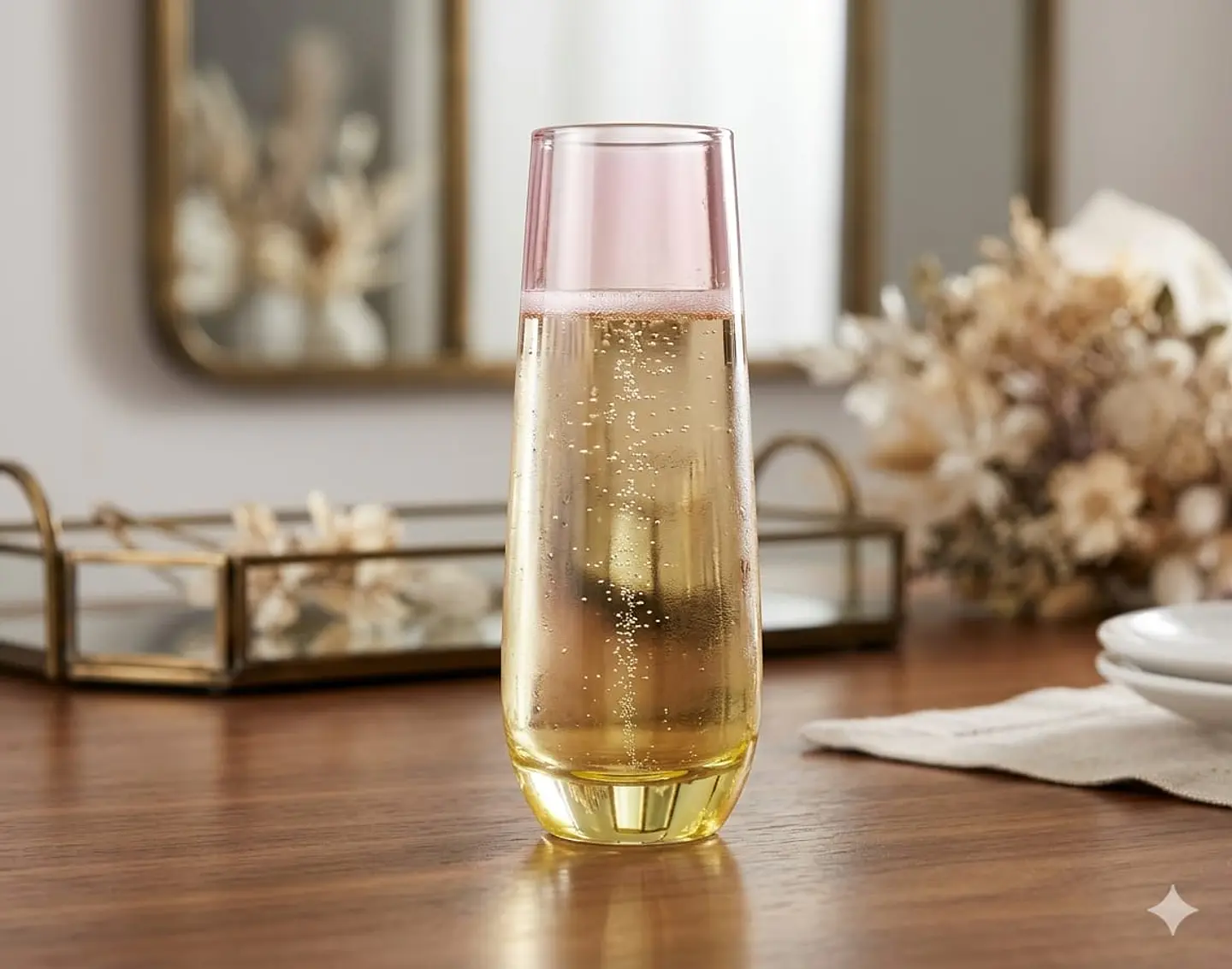Set de Copas Champagne sin tallo 285 ml 7
