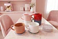 Set 6 Tazas + 6 posa tazas 250 ml Colores - Miniatura 2