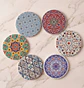 Set 6 Tazas + 6 posa tazas 250 ml Colores - Miniatura 3