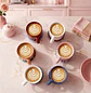 Set 6 Tazas + 6 posa tazas 250 ml Colores - Miniatura 4