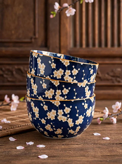 Pocillo Bowl 900 ml cerámica estilo Oriental