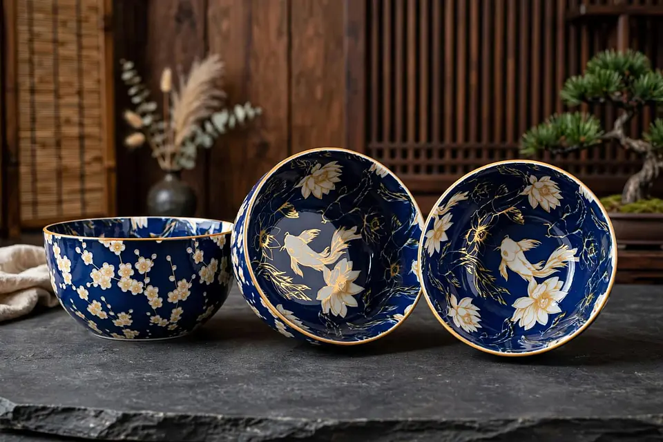 Pocillo Bowl 900 ml cerámica estilo Oriental 3