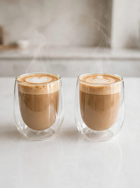 Pack de 2 vasos doble pared 200 ml