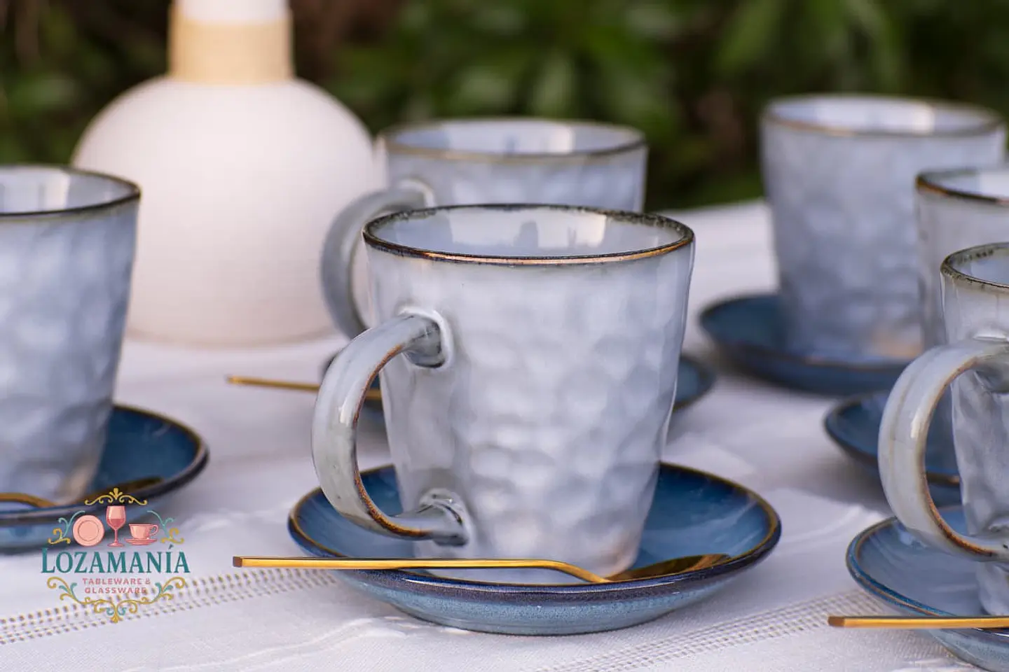 Set de Tazas Rústicas Bruma Boreal 6 personas  5