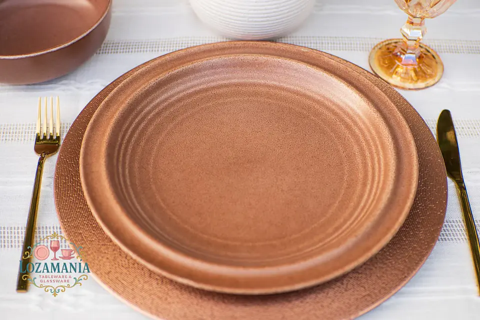 Set de loza Rustico para 6 personas 18 piezas 