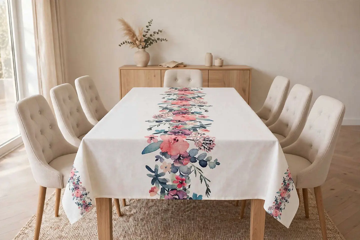 Mantel Antiderrame de Tela con estampados   1