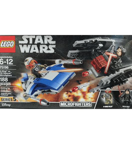 Lego Star Wars 75196 Microfighters A-wing Vs Tie Silencer
