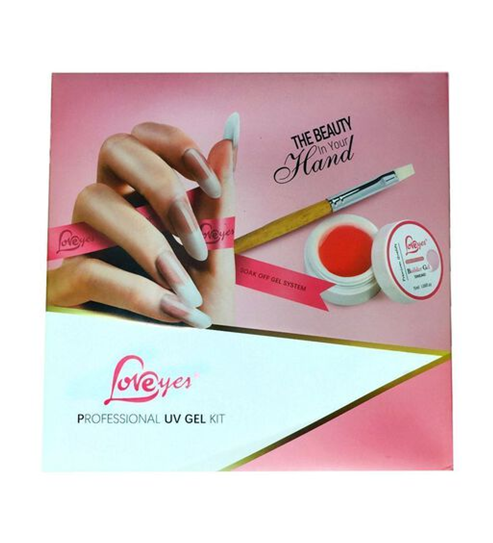 Kit Uñas Profesional Gel Uv. Manicure Loveyes