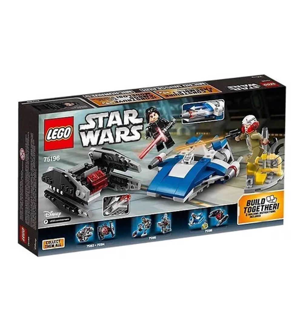 Lego Star Wars 75196 Microfighters A-wing Vs Tie Silencer