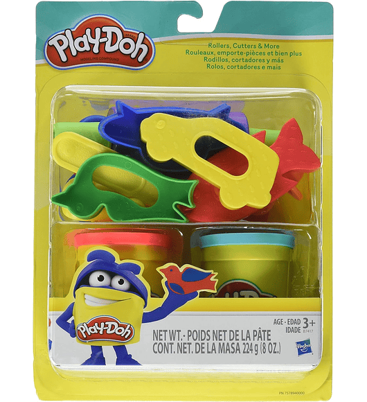 Play-Doh Rodillos y cortadores de juguete