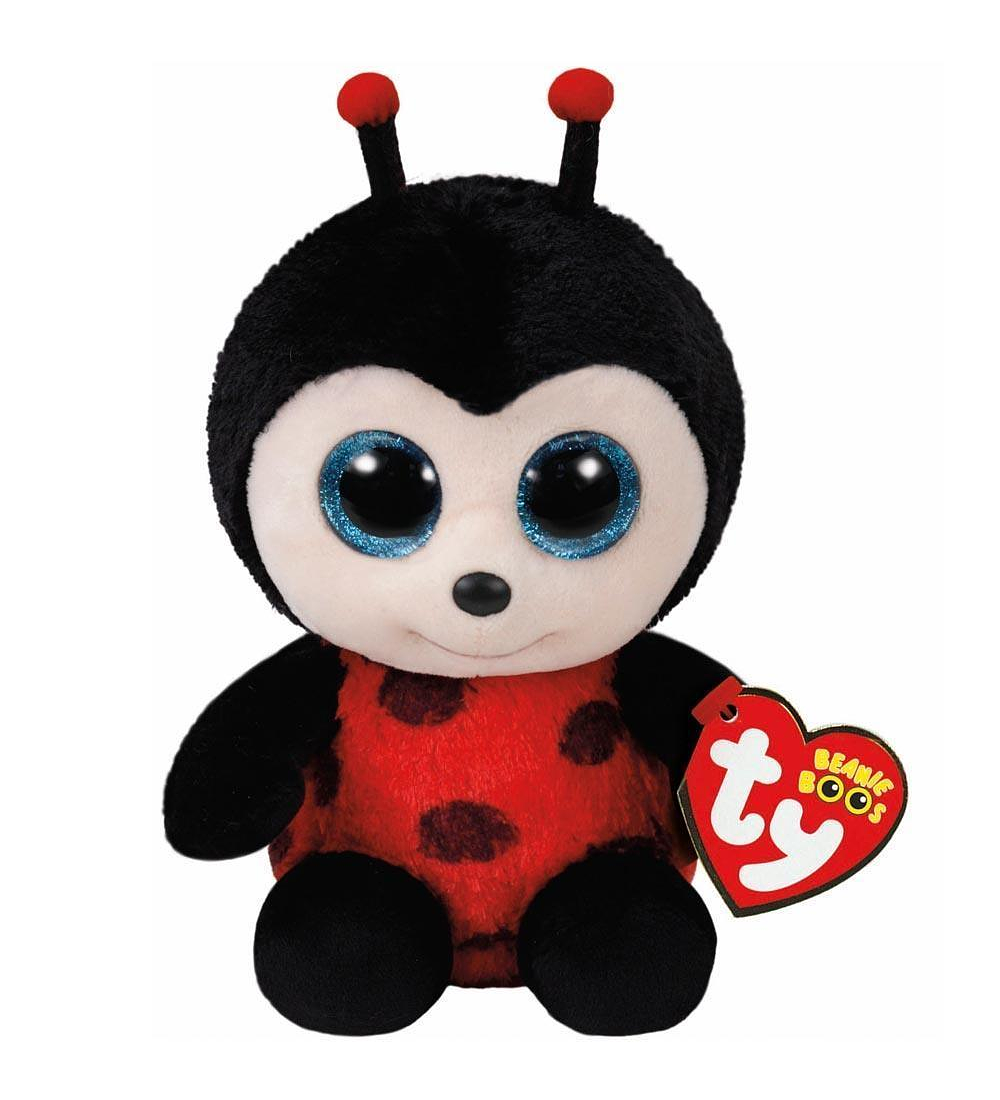 Juguete de peluche Ty Beanie Boos - IZZY the Ladybug (6 pulgadas) NUEVO