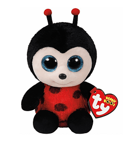 Juguete de peluche Ty Beanie Boos - IZZY the Ladybug (6 pulgadas) NUEVO