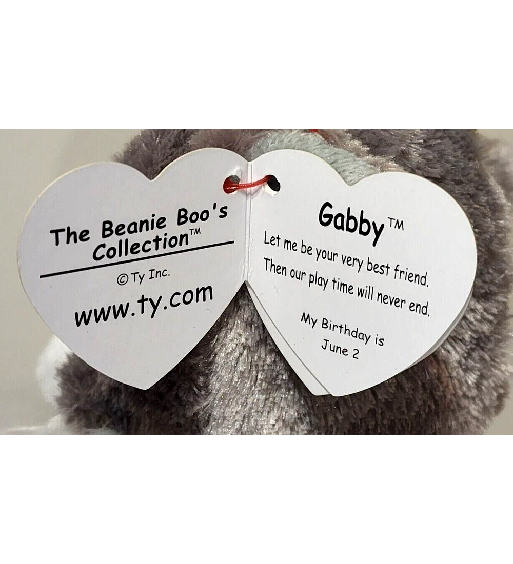Juguete de peluche Ty Beanie Boos - GABBY the Goat (6 pulgadas) NUEVO