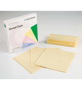 Hygenic Dental Dam 5" x 5", Medium, Green, 52/Box, H02142