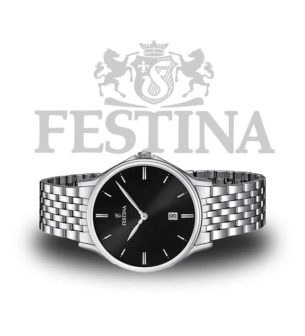 FESTINA Reloj F16744/4 Negro Hombre Acero Clásico