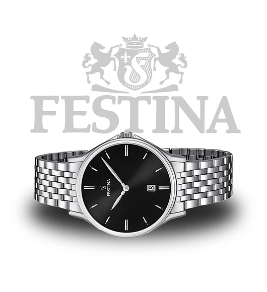 FESTINA Reloj F16744/4 Negro Hombre Acero Clásico