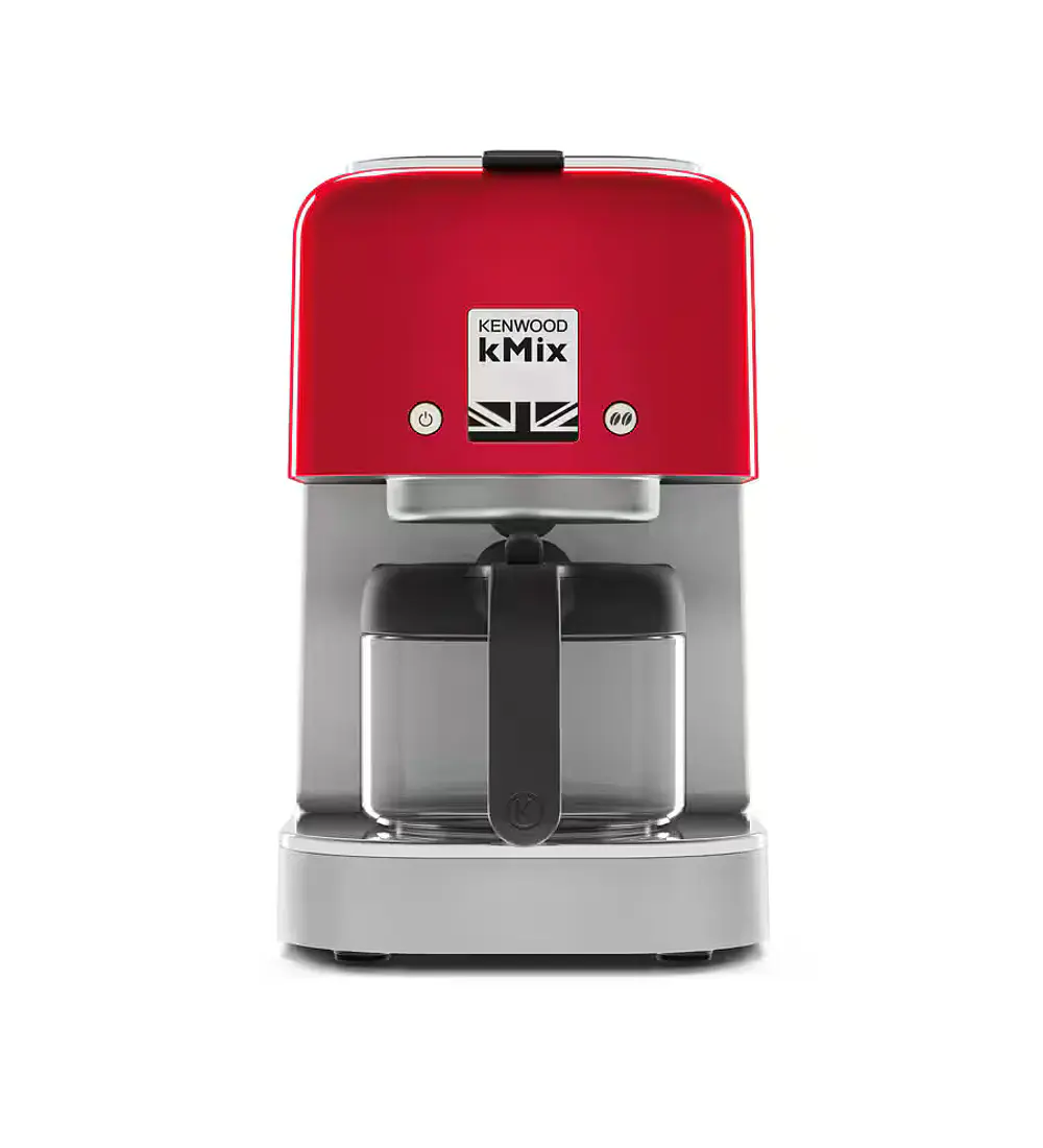 Kenwood kMix Independiente, Cafetera de filtro, 750 ml, De café molido, 1000 W, Rojo (Spicy Red)
