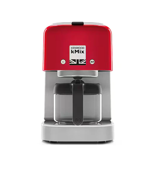 Kenwood kMix Independiente, Cafetera de filtro, 750 ml, De café molido, 1000 W, Rojo (Spicy Red)
