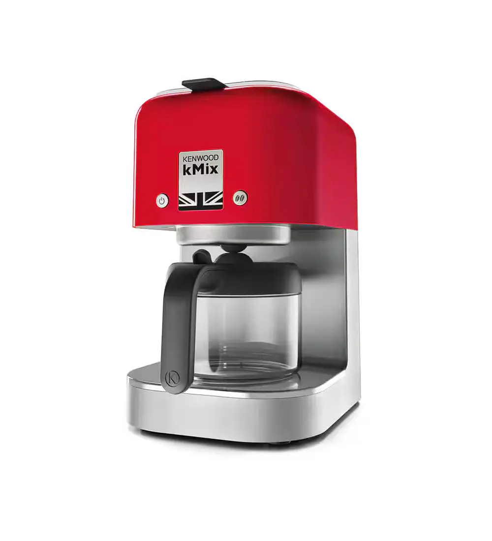 Kenwood kMix Independiente, Cafetera de filtro, 750 ml, De café molido, 1000 W, Rojo (Spicy Red)