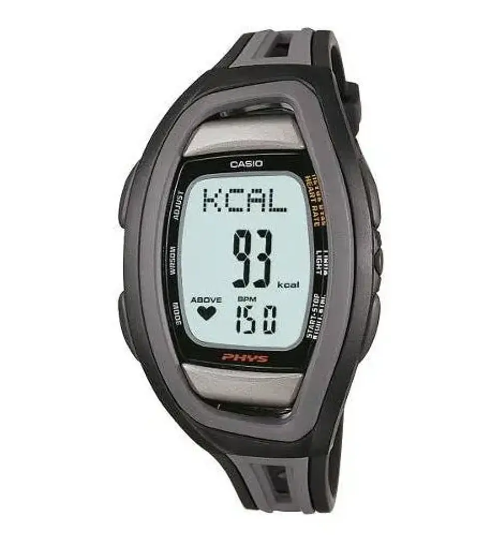 Reloj Unisex Casio Resina Digital Pulsometro Calorias Chf100
