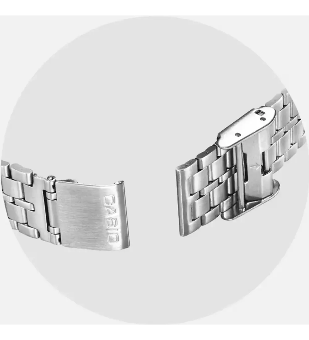 RELOJ CASIO A158WA-1DF VINTAGE PLATEADO UNISEX