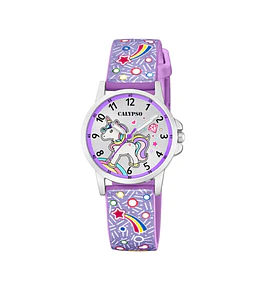 Reloj K5776/6 Calypso Plateado Infantil Junior
